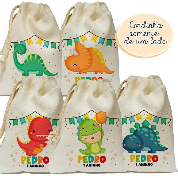 Saquinho Surpresa Dinossauro Baby 15x20