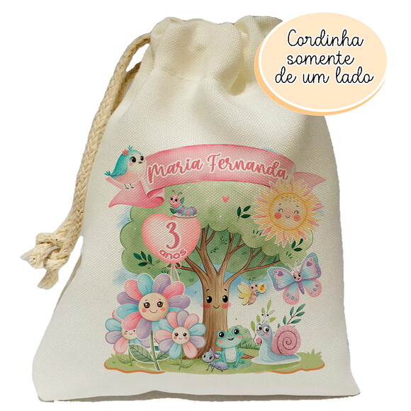 Saquinho Surpresa Jardim Encantado 15x20