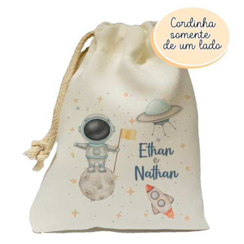 Saquinho Lembrancinha Astronauta 15x20