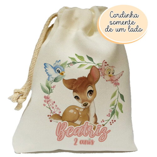 Saquinho Lembrancinha Bambi15x20