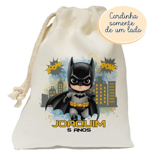 Saquinho Lembrancinha Batman Baby 15x20