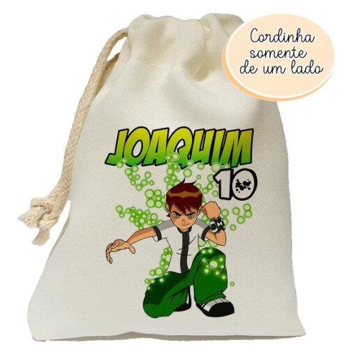 Saquinho Lembrancinha Ben 10 15x20