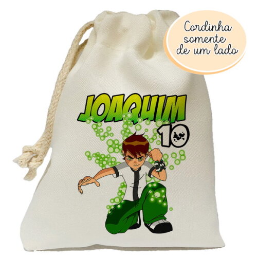 Saquinho Lembrancinha Ben 10 20x25