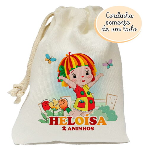 Saquinho Lembrancinha Sítio do Picapau Amarelo Emília 15x20