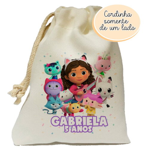 Saquinho Surpresa a Casa Magica da Gabby 15x20