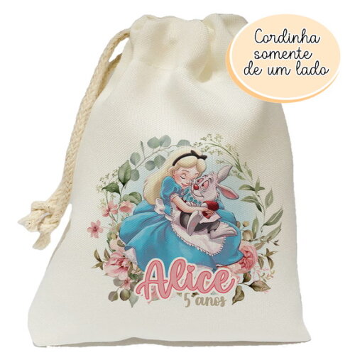 Saquinho Surpresa Alice no País das Maravilhas 15x20