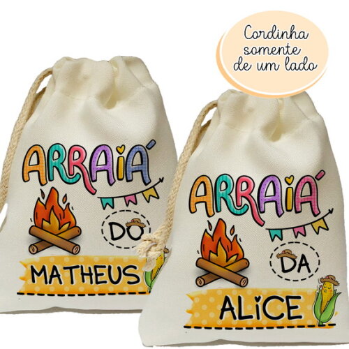 Saquinho Surpresa Arraiá Festa Junina 15x20