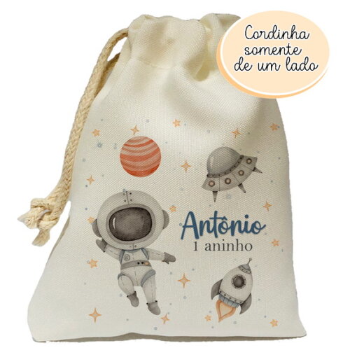 Saquinho Surpresa Astronauta 15x20