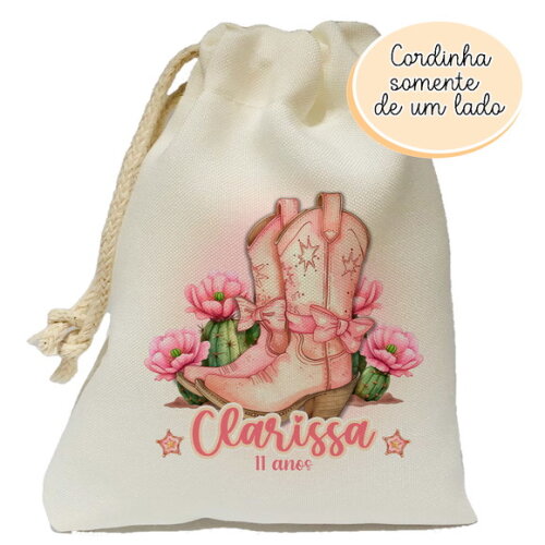 Saquinho Surpresa Boiadeira Bota 20x25
