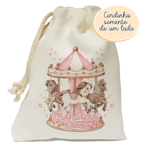Saquinho Surpresa Carrossel Encantado 15x20