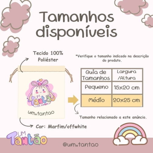 Saquinho Surpresa Fazendinha Menina 20x25