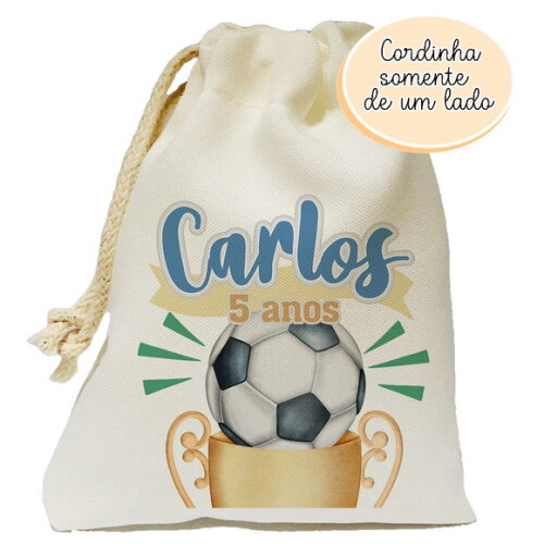 Saquinho Surpresa Futebol 15x20