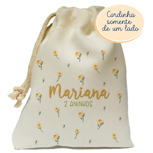 Saquinho Surpresa Margaridas 15x20