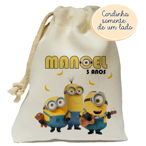 Saquinho Surpresa Minnions 15x20