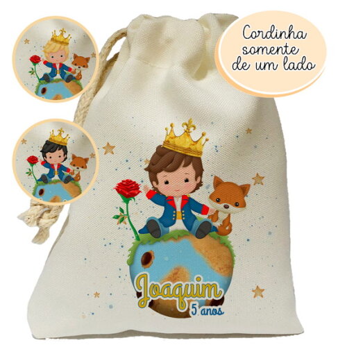 Saquinho Surpresa Pequeno Príncipe 15x20