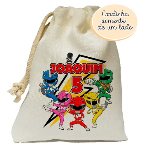 Saquinho Surpresa Power Ranger 15x20