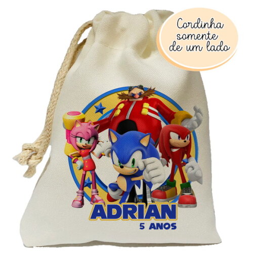 Saquinho Surpresa Sonic 15x20