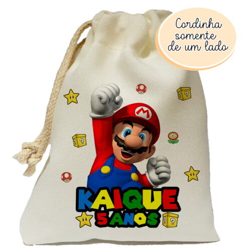 Saquinho Surpresa Super Mario 15x20