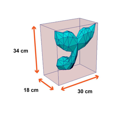 Cauda de sereia branca – Escultura 3D de Papel para Decoração
