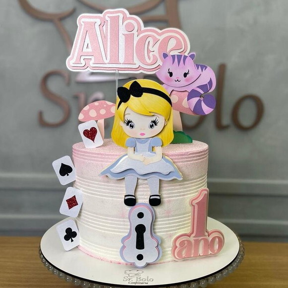 Arquivo De Topo De Bolo Alice No País Das Maravilhas