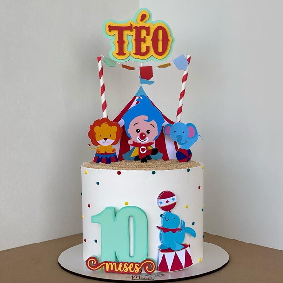 Arquivo de topo de bolo circo