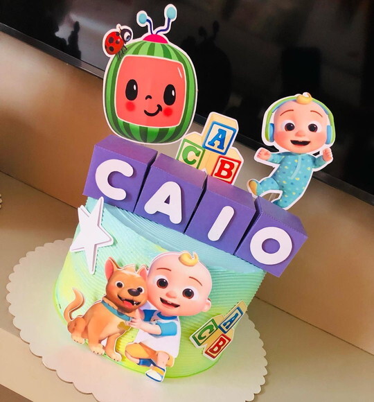 Arquivo de topo de bolo cocomelon
