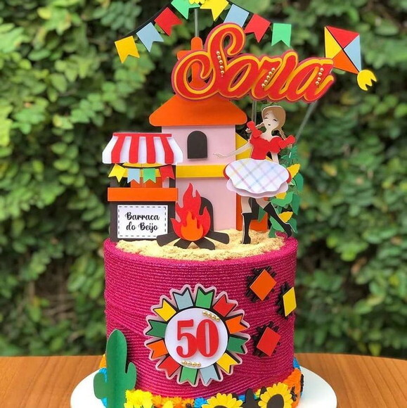 Arquivo de topo de bolo festa junina