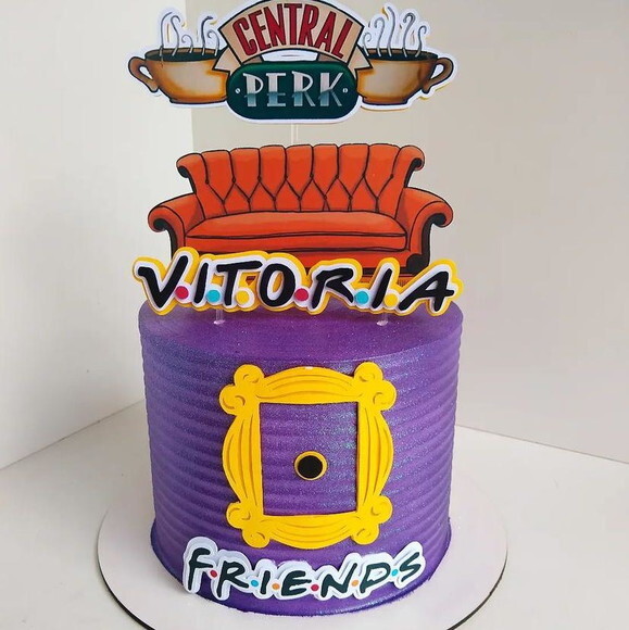 Arquivo de topo de bolo friends