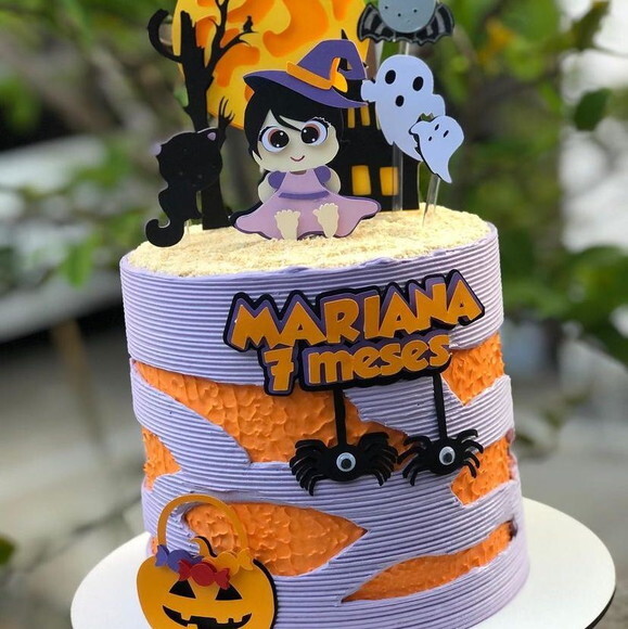 Arquivo de topo de bolo halloween