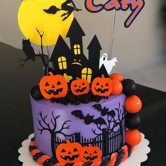 Arquivo de topo de bolo halloween