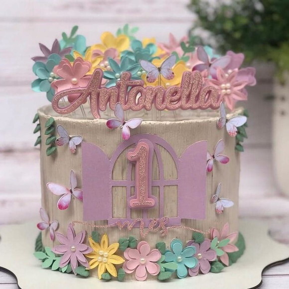 Arquivo de topo de bolo jardim encantado