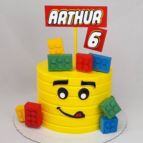 Arquivo de topo de bolo lego