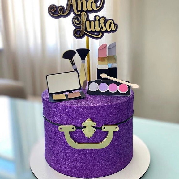 Arquivo de topo de bolo maquiagem