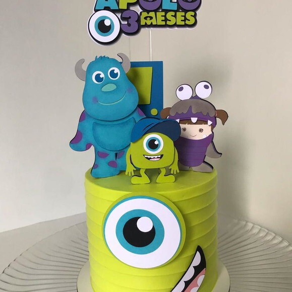 Arquivo de topo de bolo monsters s.a