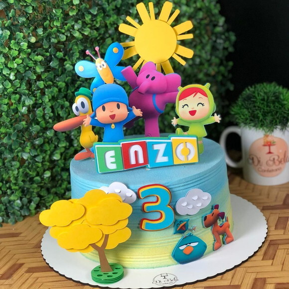 Arquivo de topo de bolo pocoyo