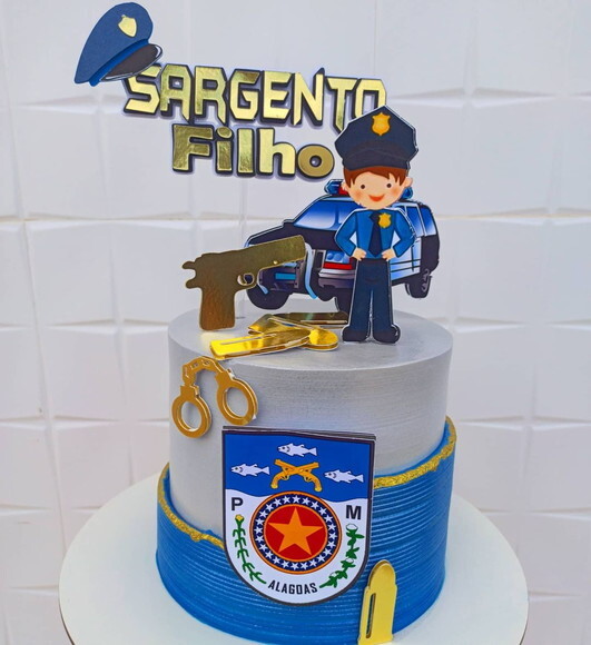 Arquivo de topo de bolo policial