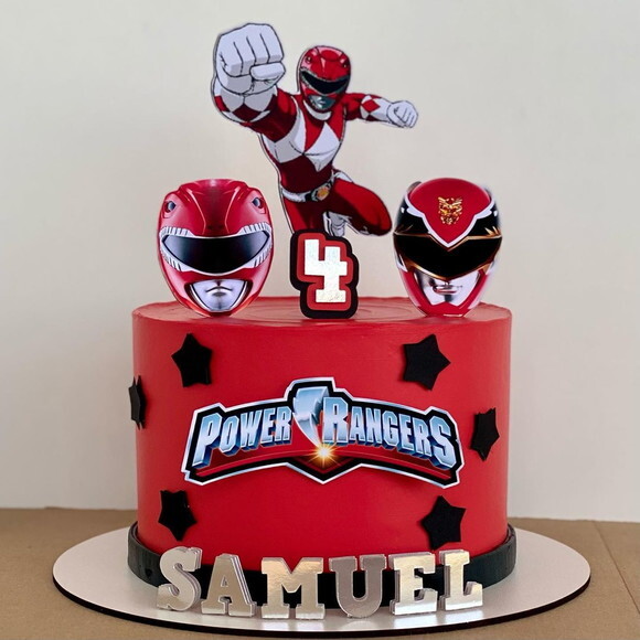 Arquivo de topo de bolo power rangers