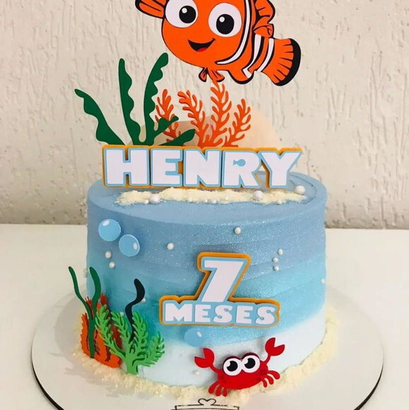 Arquivo de topo de bolo procurando nemo