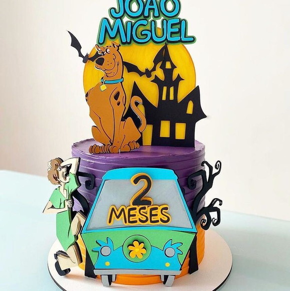Arquivo de topo de bolo scooby doo