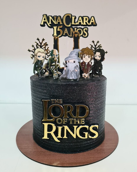 Arquivo de topo de bolo senhor dos aneis