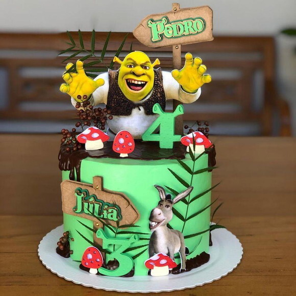 Arquivo de topo de bolo shrek