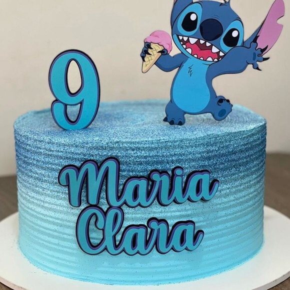 Arquivo de topo de bolo stitch lilo