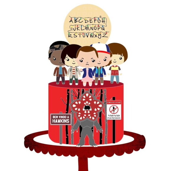 Arquivo De Topo De Bolo Stranger Things
