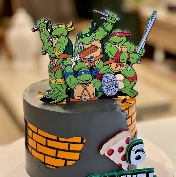 Arquivo de topo de bolo tartarugas ninjas