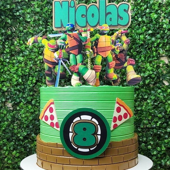 Arquivo de topo de bolo tartarugas ninjas