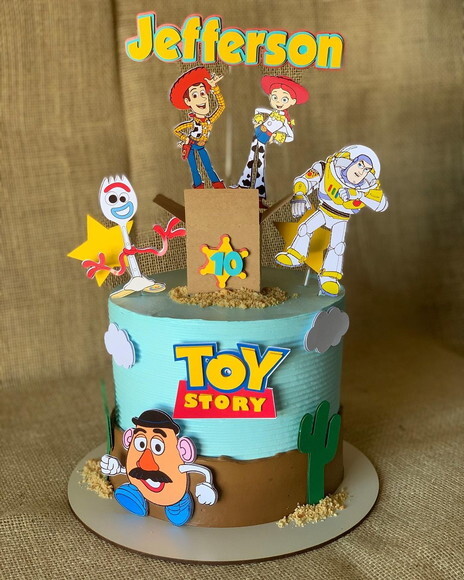 Arquivo de topo de bolo toy story