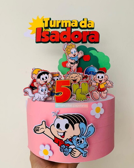 Arquivo de topo de bolo turma da monica