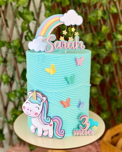 Arquivo de topo de bolo unicornio