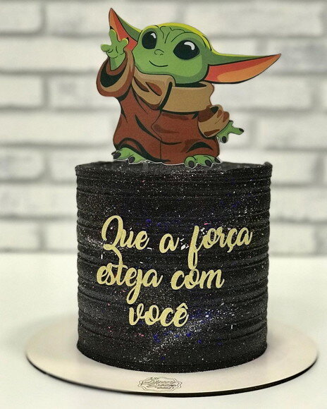 Arquivo de topo de bolo baby yoda