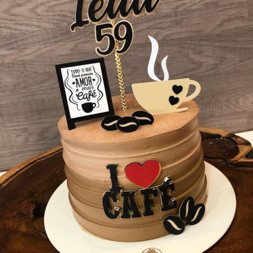 Arquivo de topo de bolo café